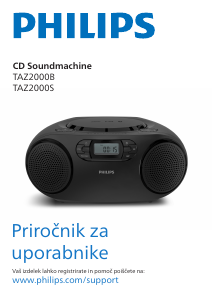 Priročnik Philips TAZ2000B Stereo komplet
