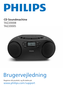 Brugsanvisning Philips TAZ2000B Stereo sæt