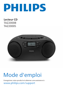 Mode d’emploi Philips TAZ2000S Stéréo