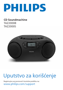 Priručnik Philips TAZ2000S Stereo komplet