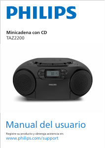 Manual de uso Philips TAZ2200 Set de estéreo
