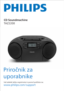 Priročnik Philips TAZ2200 Stereo komplet