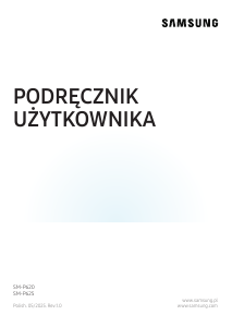 Instrukcja Samsung SM-P620 Tablet