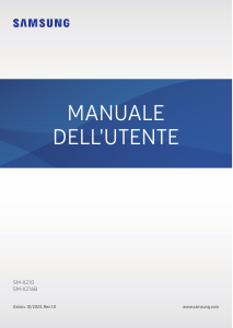 Manuale Samsung SM-X210R Galaxy Tab A Tablet