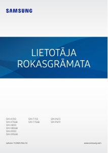 Rokasgrāmata Samsung SM-X900 Planšetdators
