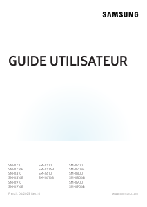 Mode d’emploi Samsung SM-X906B Tablette