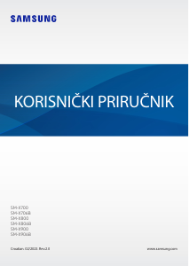 Priručnik Samsung SM-X906B Tablet
