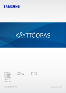 Käyttöohje Samsung SM-X906B Taulutietokone