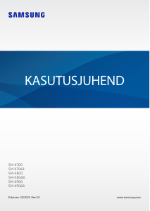Kasutusjuhend Samsung SM-X906B Tahvelarvuti