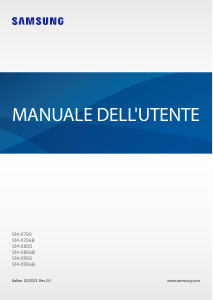 Manuale Samsung SM-X906B Tablet