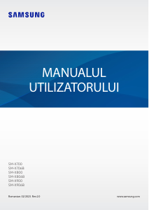 Manual Samsung SM-X906B Tabletă