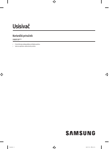 Priručnik Samsung VS80F28DGS Usisavač