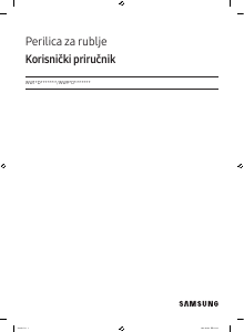 Priručnik Samsung WW90DB8U95GH Stroj za pranje rublja