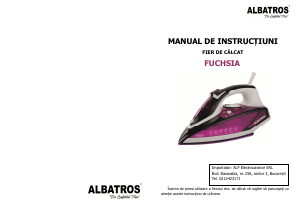 Manual Albatros Fuchsia Fier de călcat