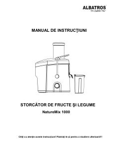 Manual Albatros NatureMix 1000 Storcator