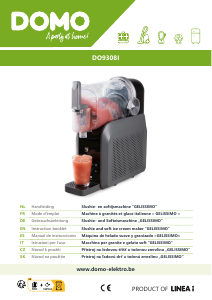 Bedienungsanleitung Domo DO9308I Gelissimo Eismaschine