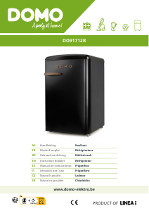 Manual Domo DO91712R Refrigerator