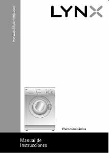 Manual de uso Lynx 4TS718A Lavadora