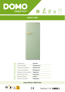 Manual Domo DO91710R Refrigerator