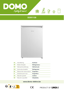 Manual Domo DO91138 Refrigerator