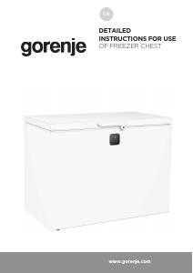 Manual Gorenje FHNC28D6W5 Freezer