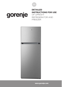 Manual Gorenje NRF7191CS4UK Fridge-Freezer