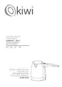 Bruksanvisning Kiwi KCM-7510 Kaffebryggare