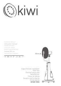 Mode d’emploi Kiwi KFAN-7692 Ventilateur