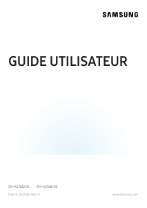 Mode d’emploi Samsung SM-A576B/DS Galaxy A Téléphone portable