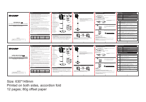 Bruksanvisning Sharp PJ-CD114V-C Fläkt