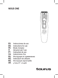 Manual Taurus Nixus One Aparador de cabelo