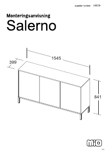 说明书 Mio Salerno 壁橱