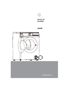 Návod Gorenje WDG2PS954A1D2 Práčka so sušičkou