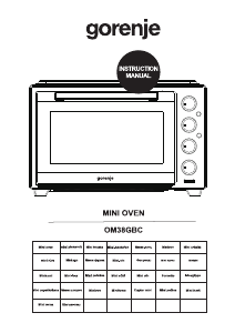 Mode d’emploi Gorenje OM38GBC Four