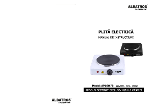 Manual Albatros AP16B Plită