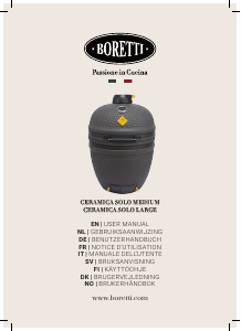 Mode d’emploi Boretti Ceramica Solo Large Barbecue