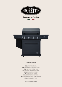 Mode d’emploi Boretti Maggiore AN Barbecue