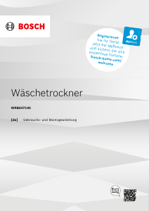 Bedienungsanleitung Bosch WRB247C40 Trockner