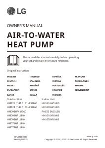 Bruksanvisning LG HM071HF Värmepump
