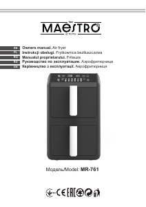 Manual Maestro MR-761 Mașina de pâine