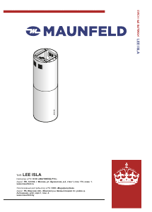 Руководство Maunfeld Lee Isla 39 Кухонная вытяжка