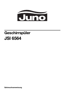 Bedienungsanleitung Juno JSI6564E Geschirrspüler
