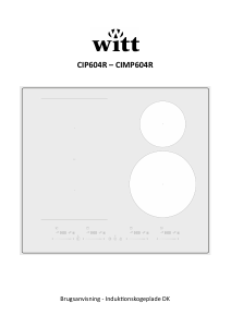 Brugsanvisning Witt CIP604R Kogesektion