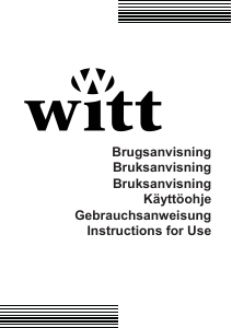 Käyttöohje Witt EHP60 Keittotaso