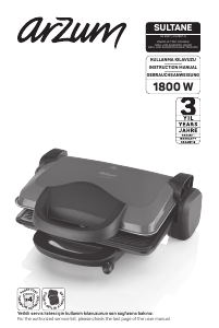 Bruksanvisning Arzum AR 2007 Smörgåsgrill