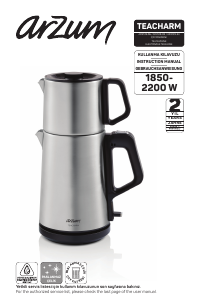 Kullanım kılavuzu Arzum AR 3149 Çay makinesi