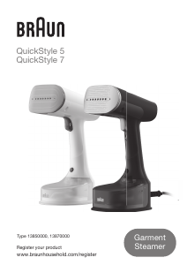 Návod Braun GS 7088 CP QuickStyle 7 Naparovač odevov