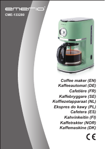 Bruksanvisning Emerio CME-133280 Kaffemaskin