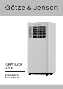 Instrukcja Götze & Jensen AC9001 Klimatyzator