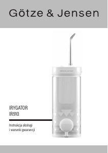 Instrukcja Götze & Jensen IR901 Irygator